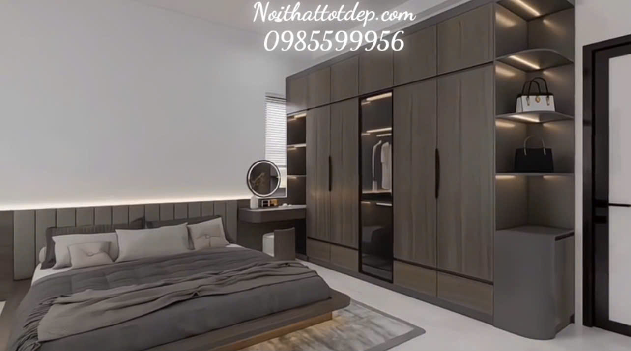 Video THI Công Nội Thất Phòng Ngủ Tòa Nhà Hòa Phát